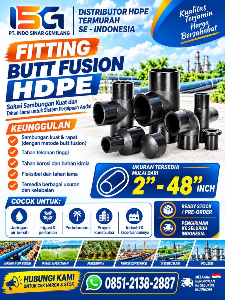 Poster Fitting Butt Fusion HDPE PT. Indo Sinar Gemilang