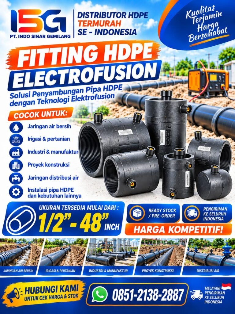 Poster Fitting Electrofusion HDPE PT. Indo Sinar Gemilang